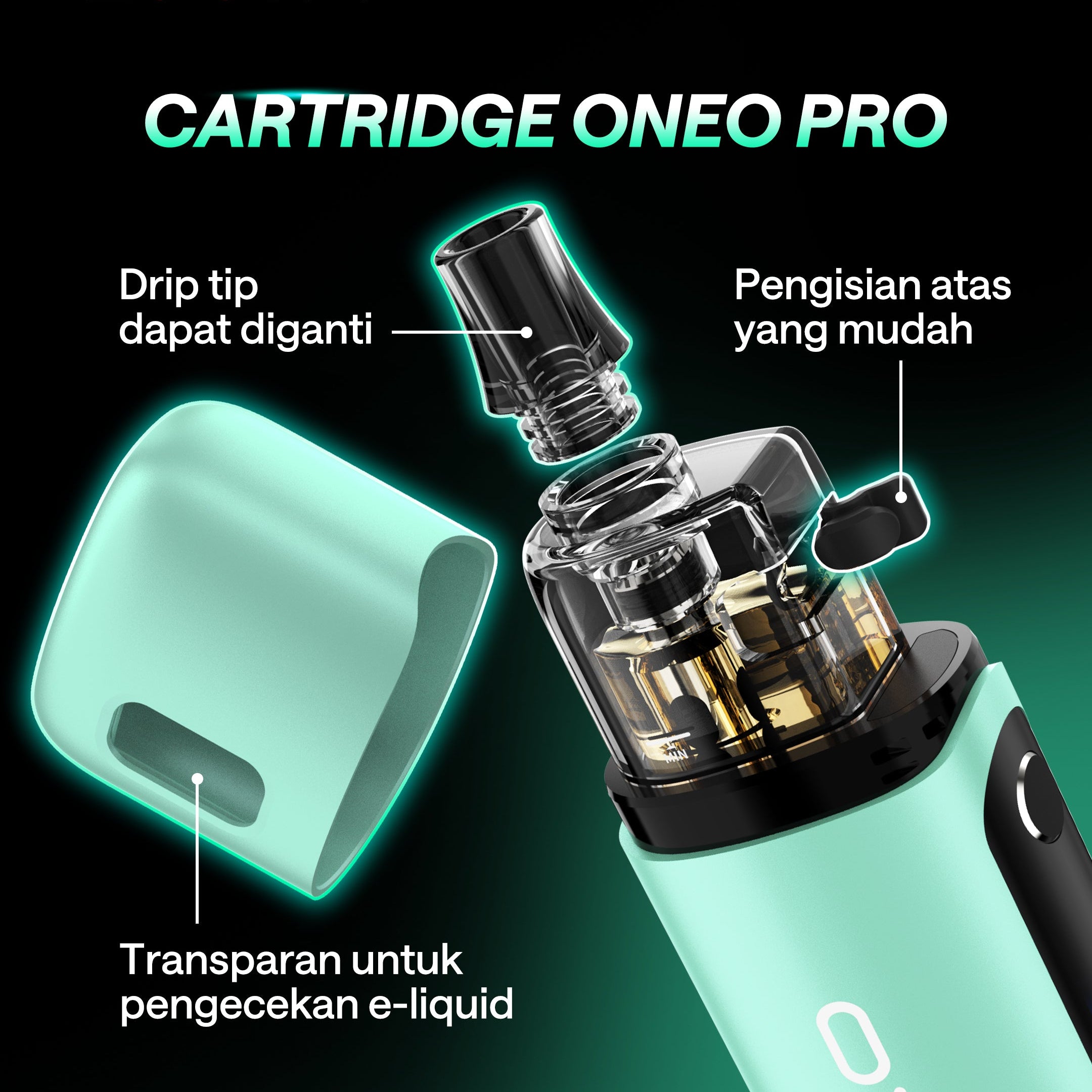 Kit Vape Pod Oxva ONEO Pro – OXVA.ID