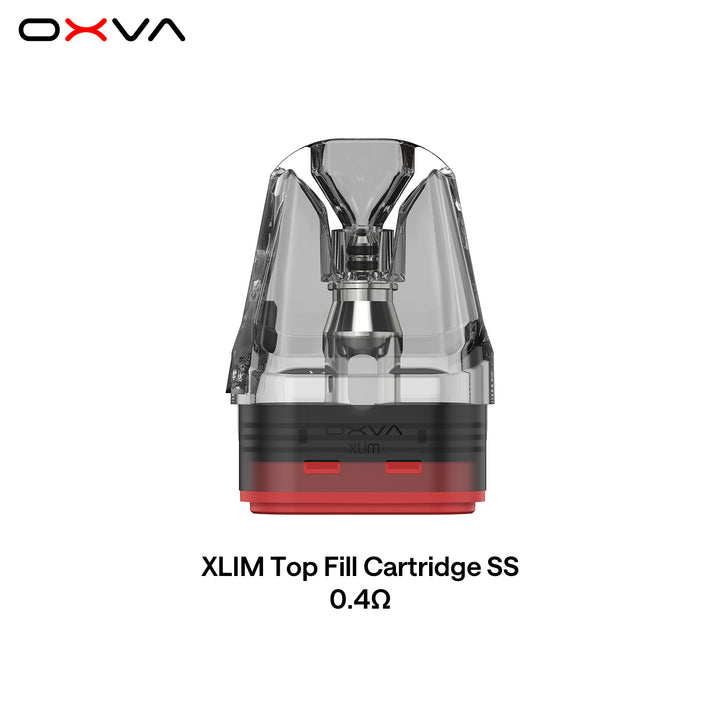 OXVA XLIM Top Fill Cartridge SS 0.4ohm