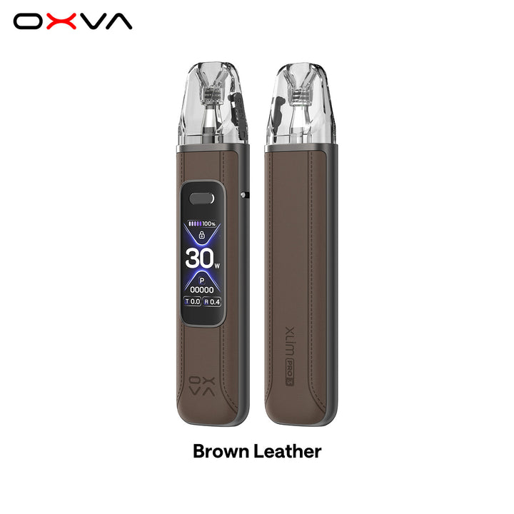 OXVA XLIM Pro 3 brown leather