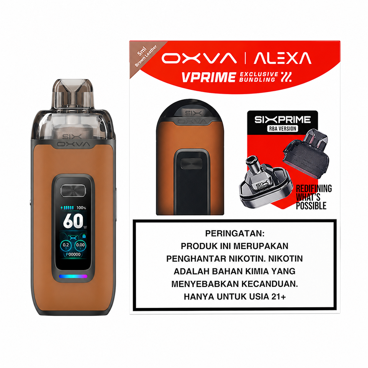 OXVA Vprime Pod X ALEXA Six Prime – OXVA.ID